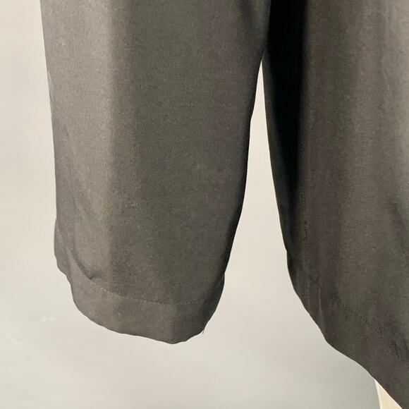 YOHJI YAMAMOTO Size XL Black Silk Single Breasted Drop Shoulder Sport Coat - Picture 4 of 8